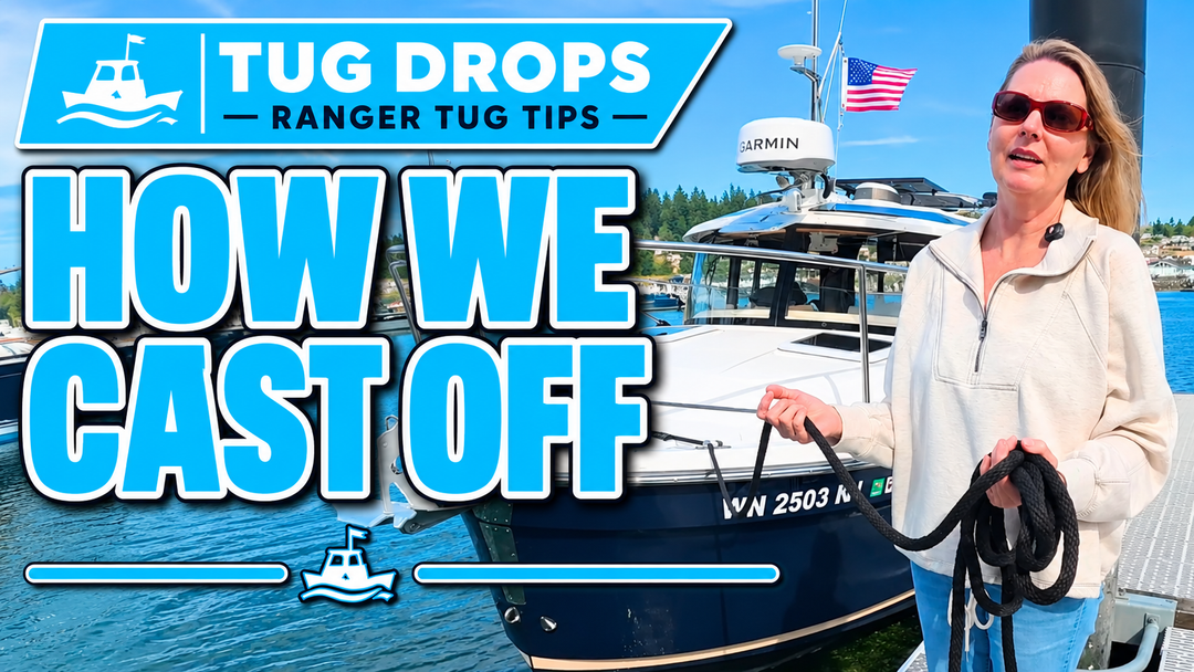 How We Take Our Dock Lines Off Before Leaving | Tug Drops