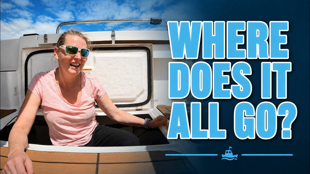 How We Store EVERYTHING on Our Small Boat | Ranger Tug R25