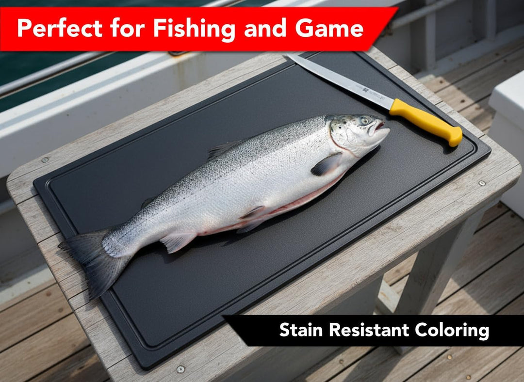 Extra Large 30x18 Black Cutting Board | Drops in the Ocean