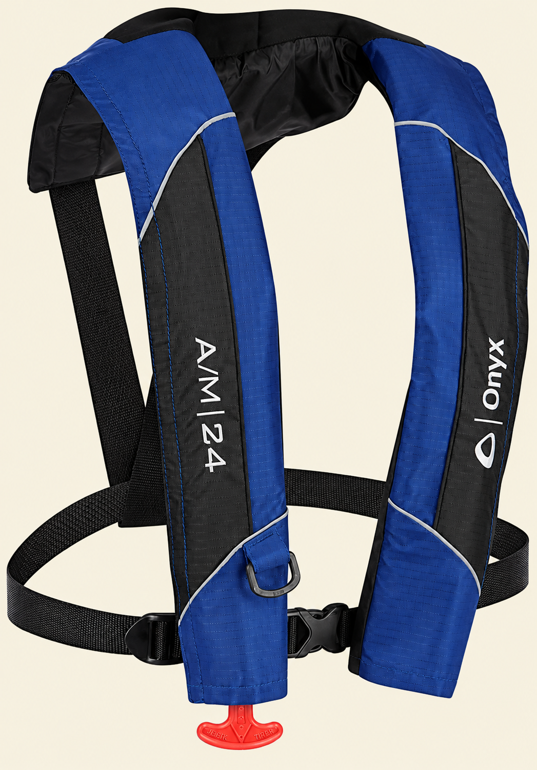 Onyx AM24 Blue Automatic Inflatable Life Jacket | Drops in the Ocean
